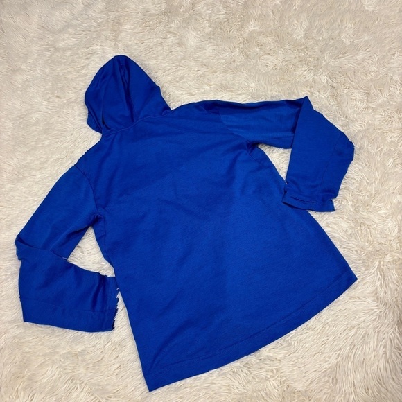 NIKE Dri-FIT youth Pullover long sleeve Hoodie blue size small - Picture 7 of 9